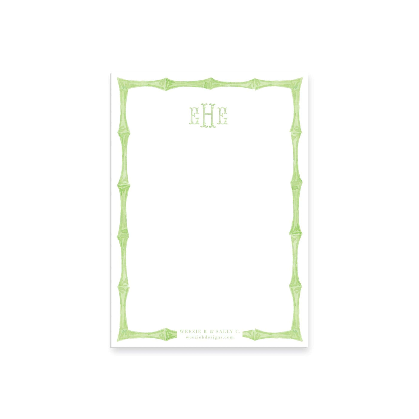 Chinoiserie Bamboo Notepad