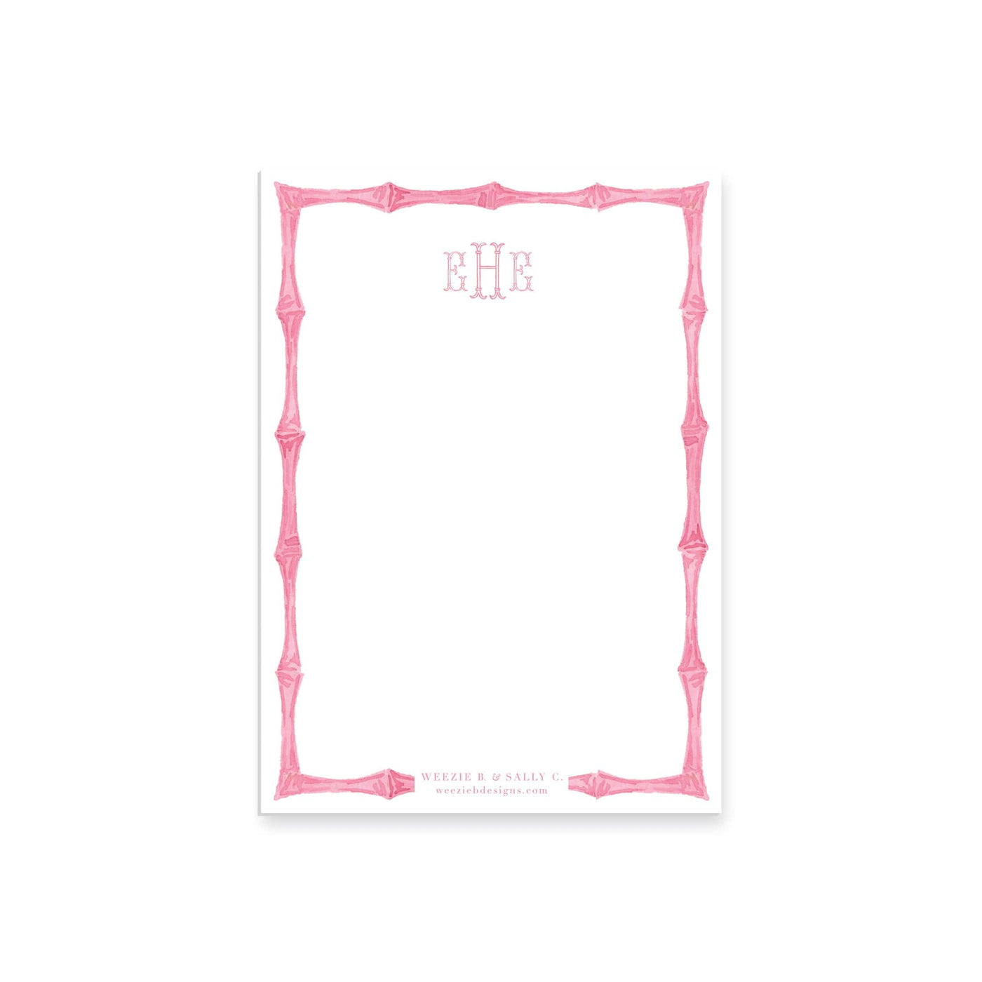 Chinoiserie Bamboo Notepad