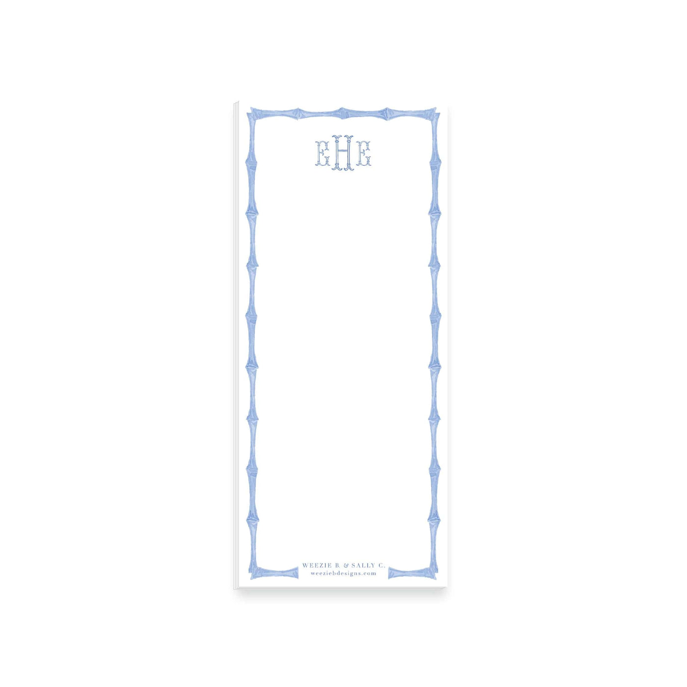 Chinoiserie Bamboo Notepad