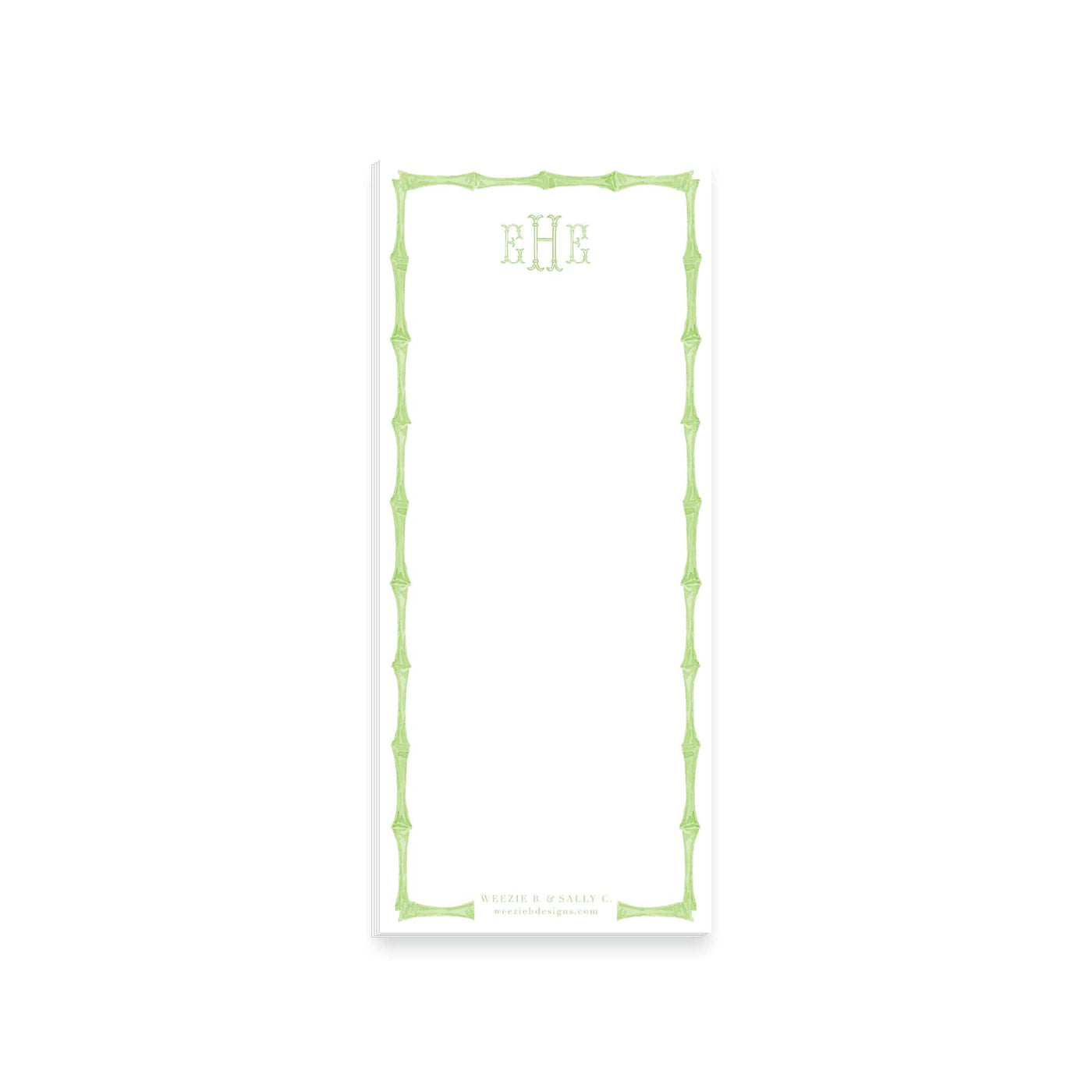 Chinoiserie Bamboo Notepad