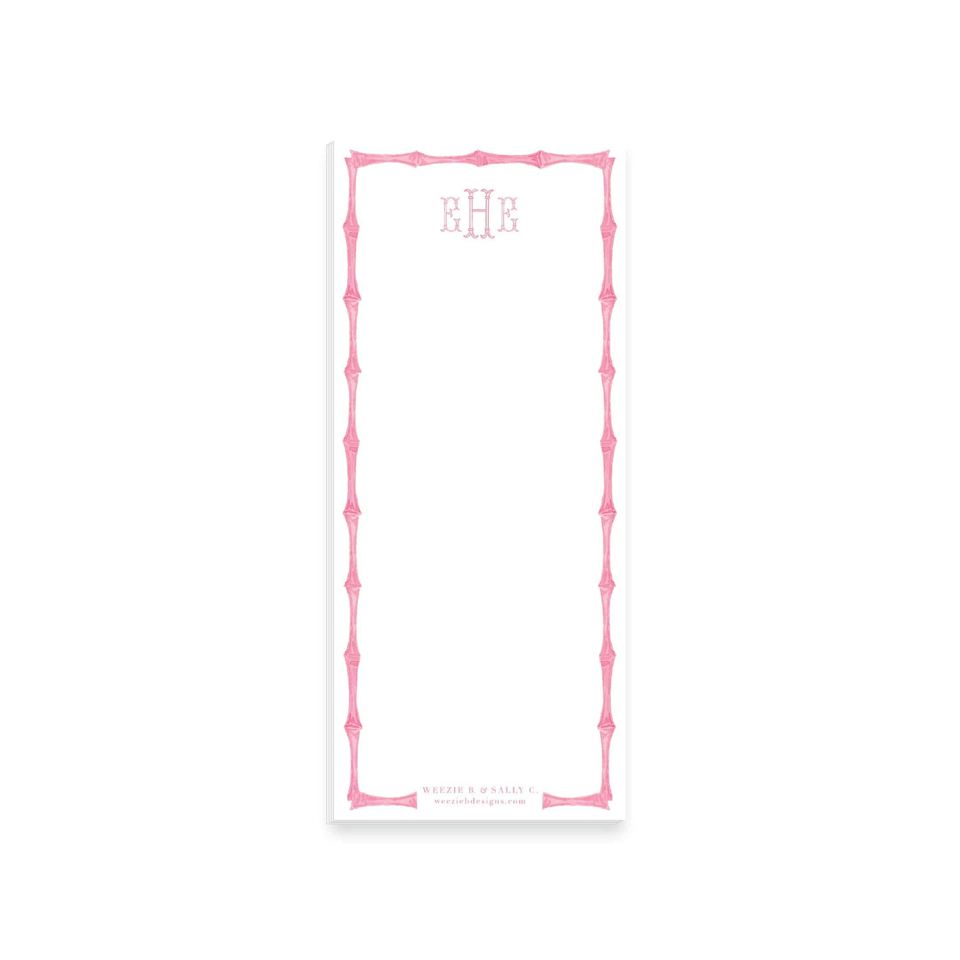 Chinoiserie Bamboo Notepad