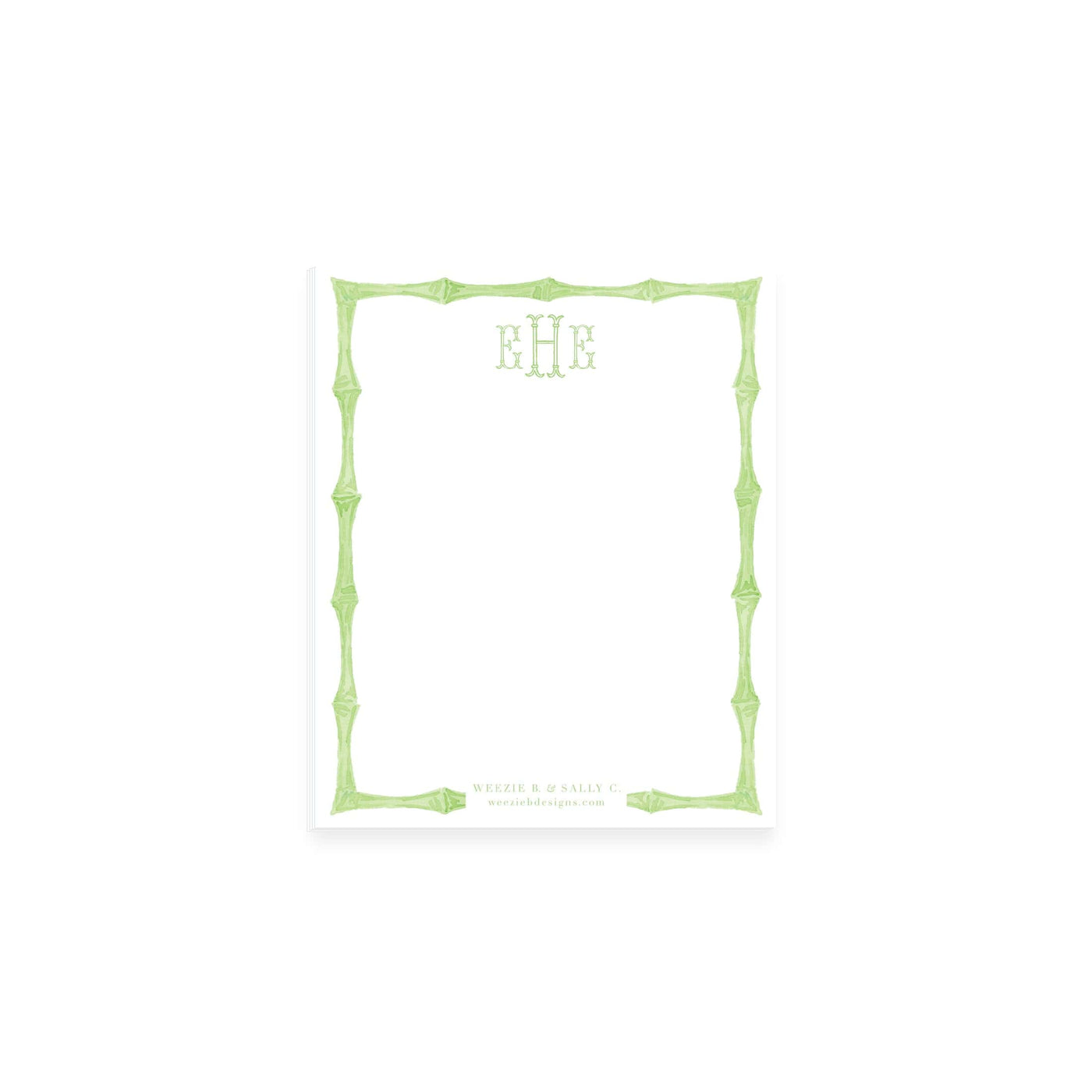 Chinoiserie Bamboo Notepad