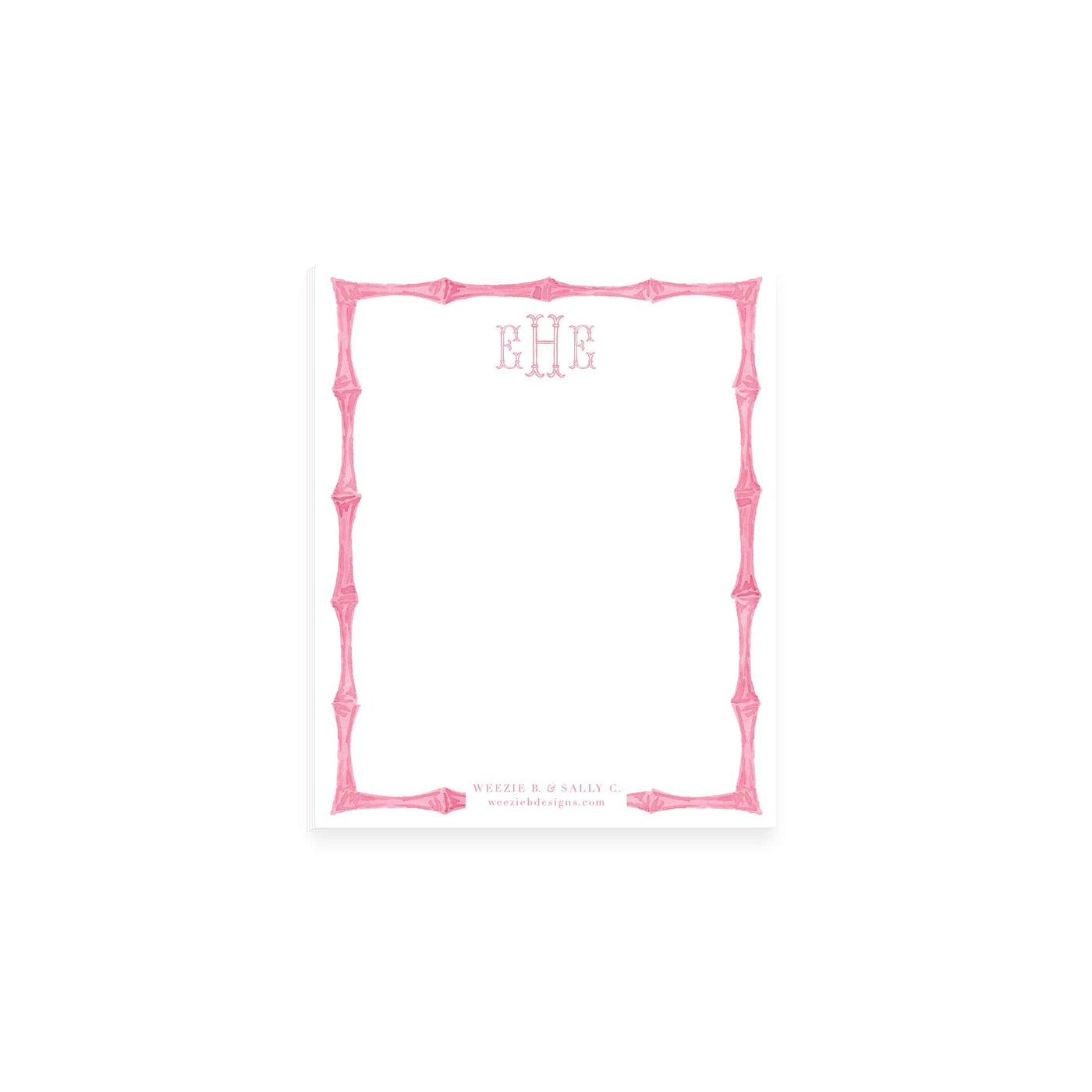 Chinoiserie Bamboo Notepad