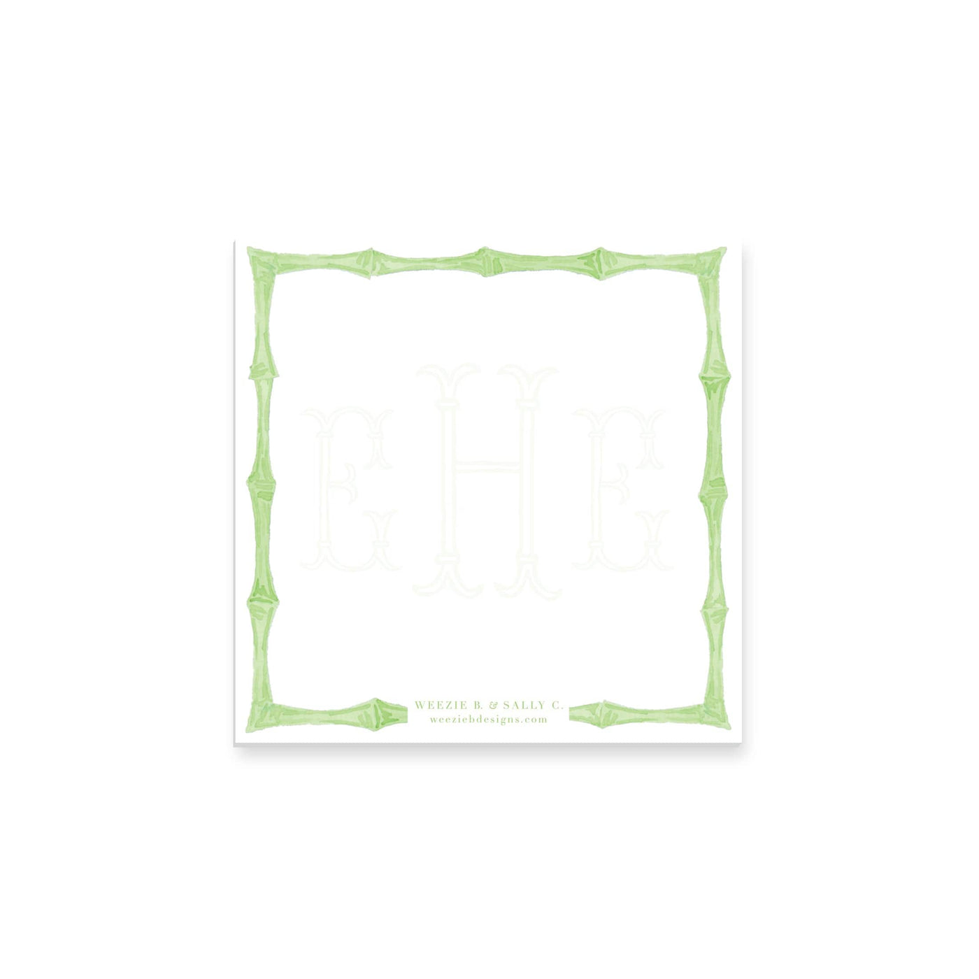 Chinoiserie Bamboo Notepad