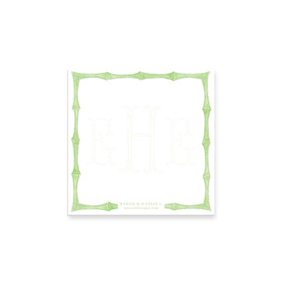 Chinoiserie Bamboo Notepad