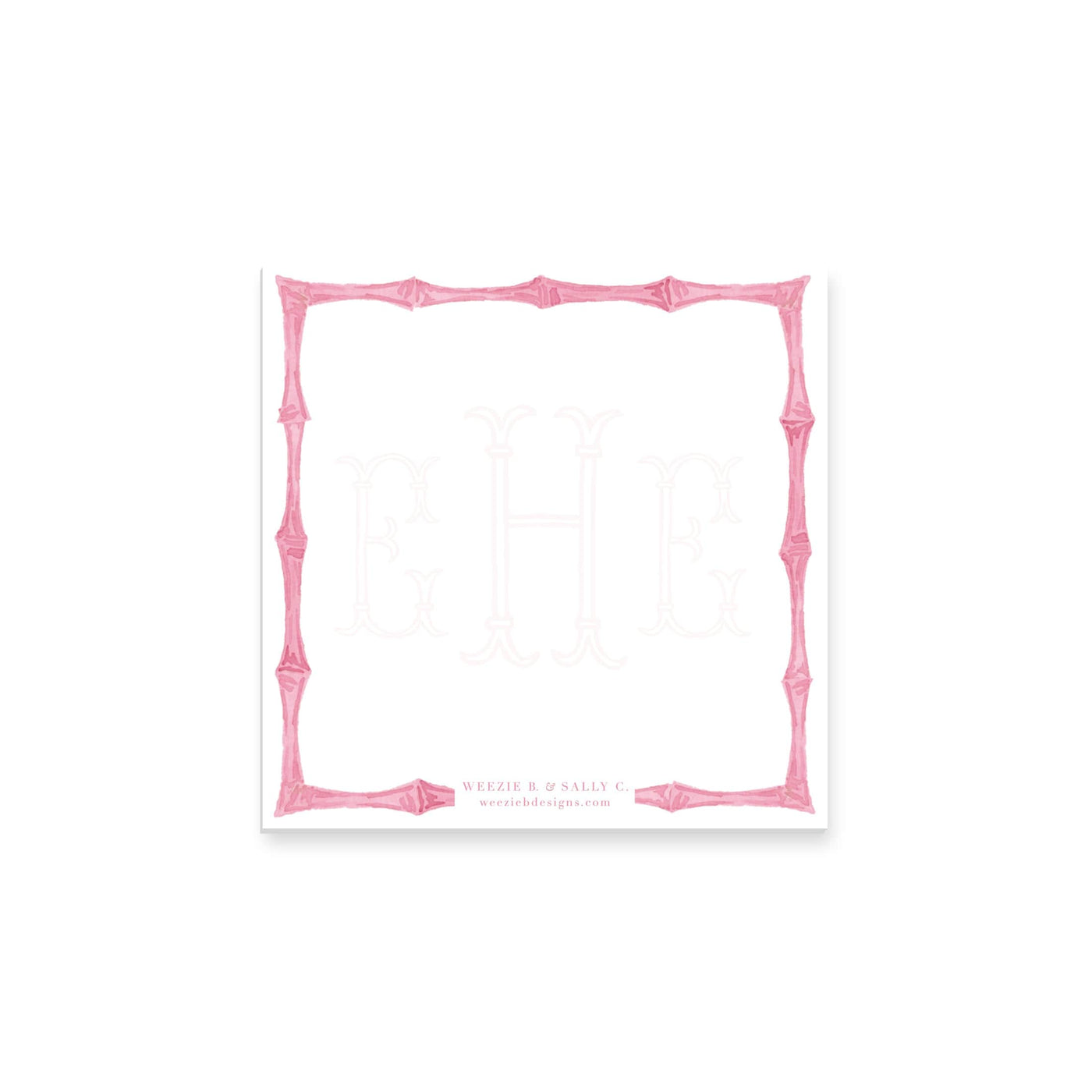 Chinoiserie Bamboo Notepad