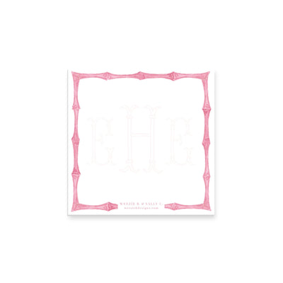 Chinoiserie Bamboo Notepad