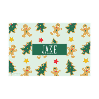 Christmas Cookies and Pajamas Placemat