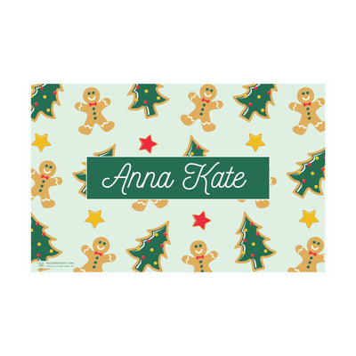 Christmas Cookies and Pajamas Placemat