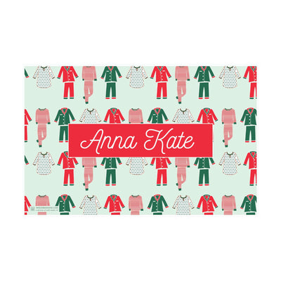 Christmas Cookies and Pajamas Placemat