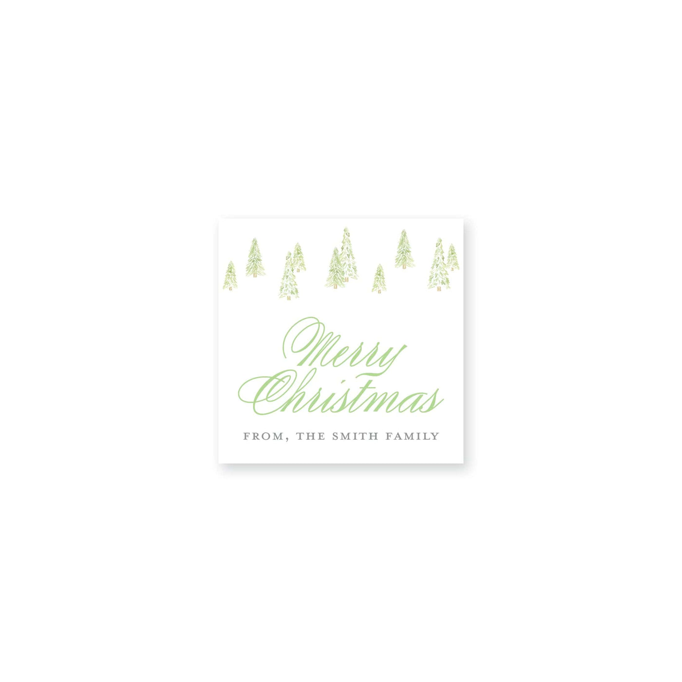 Christmas Tree Farm Christmas Gift Stickers