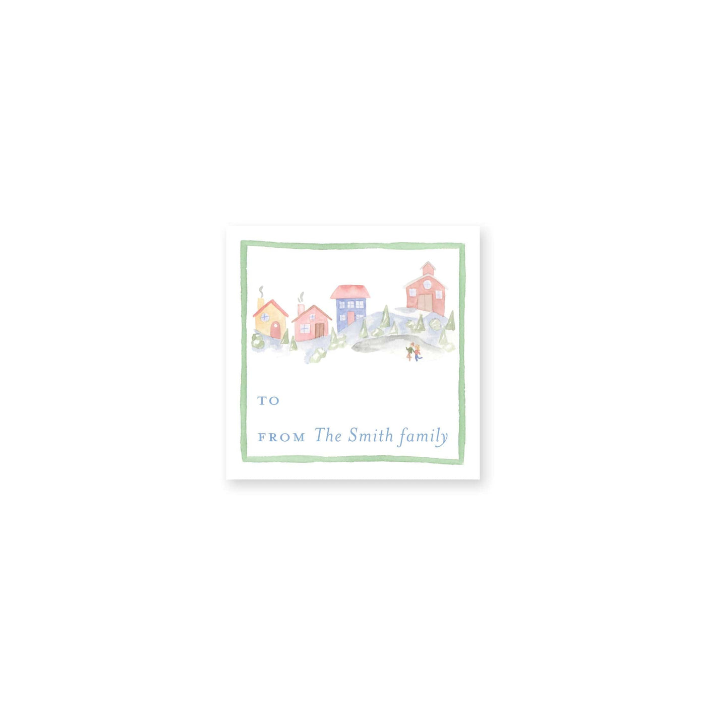 Winter Village Christmas Stickers