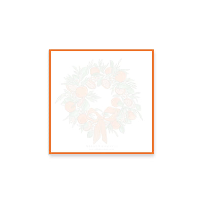 Citrus Wreath With Ribbon Notepad