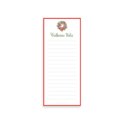 Citrus Wreath With Ribbon Notepad