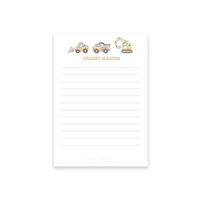 Weezie B. Designs | Construction Notepad