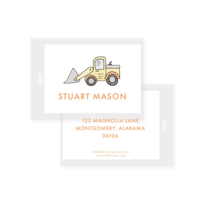 Weezie B. Designs | Construction Bag Tag
