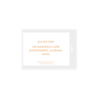 Weezie B. Designs | Construction Bag Tag