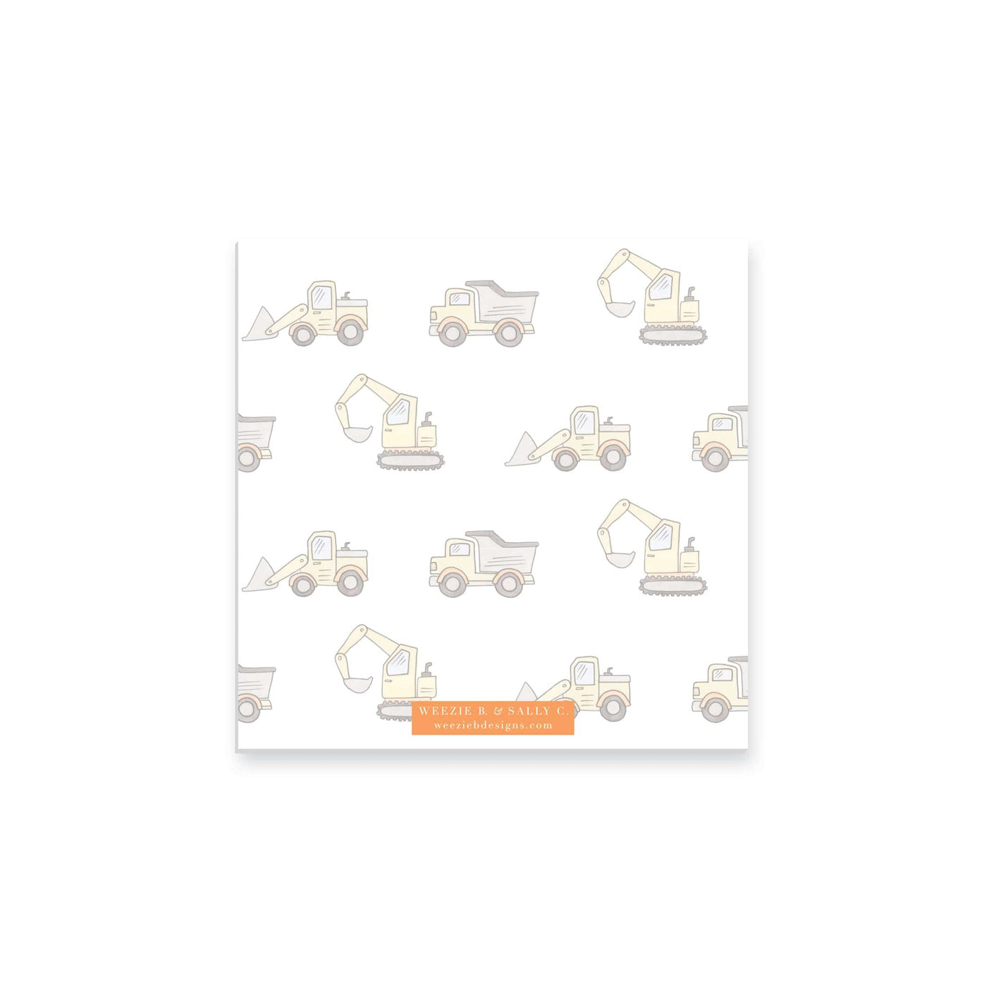 Weezie B. Designs | Construction Notepad