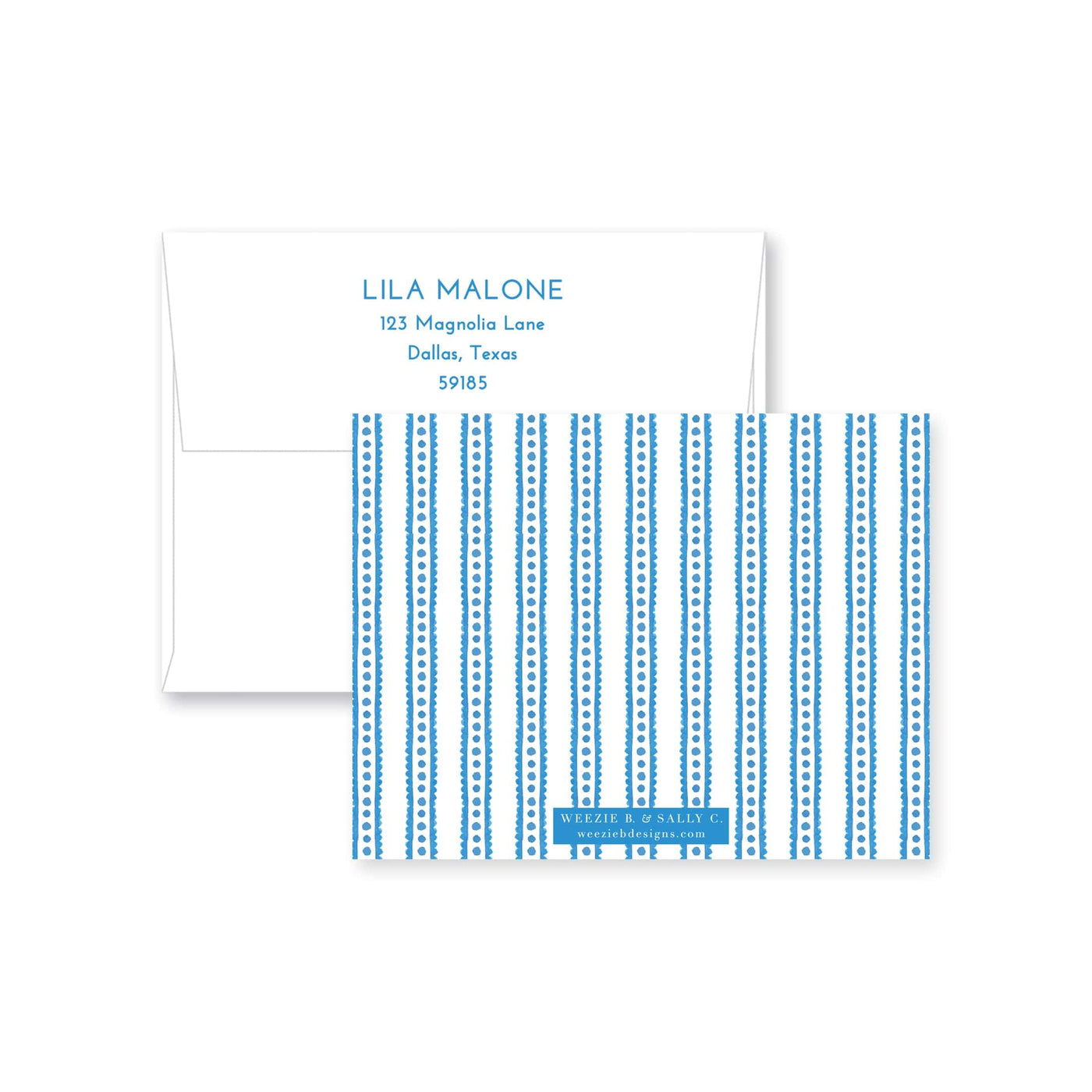 Cutesie Frame Flat Note Card