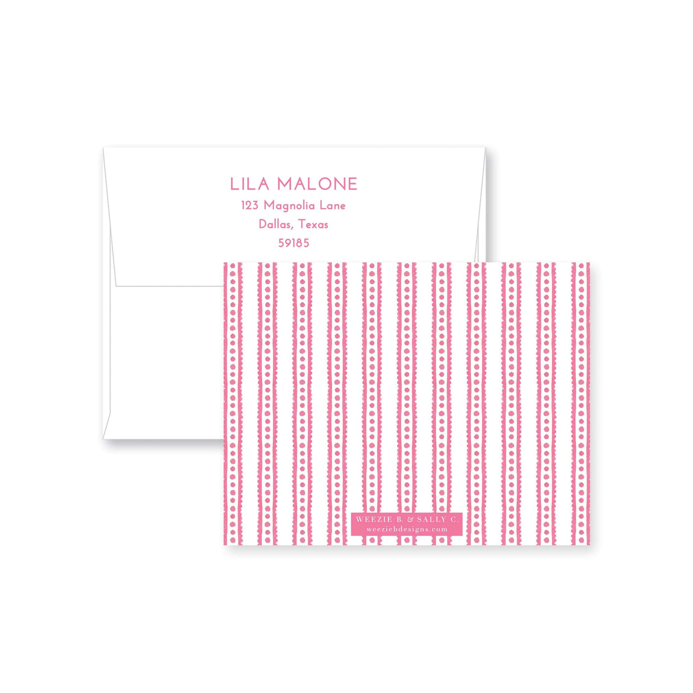 Cutesie Frame Flat Note Card