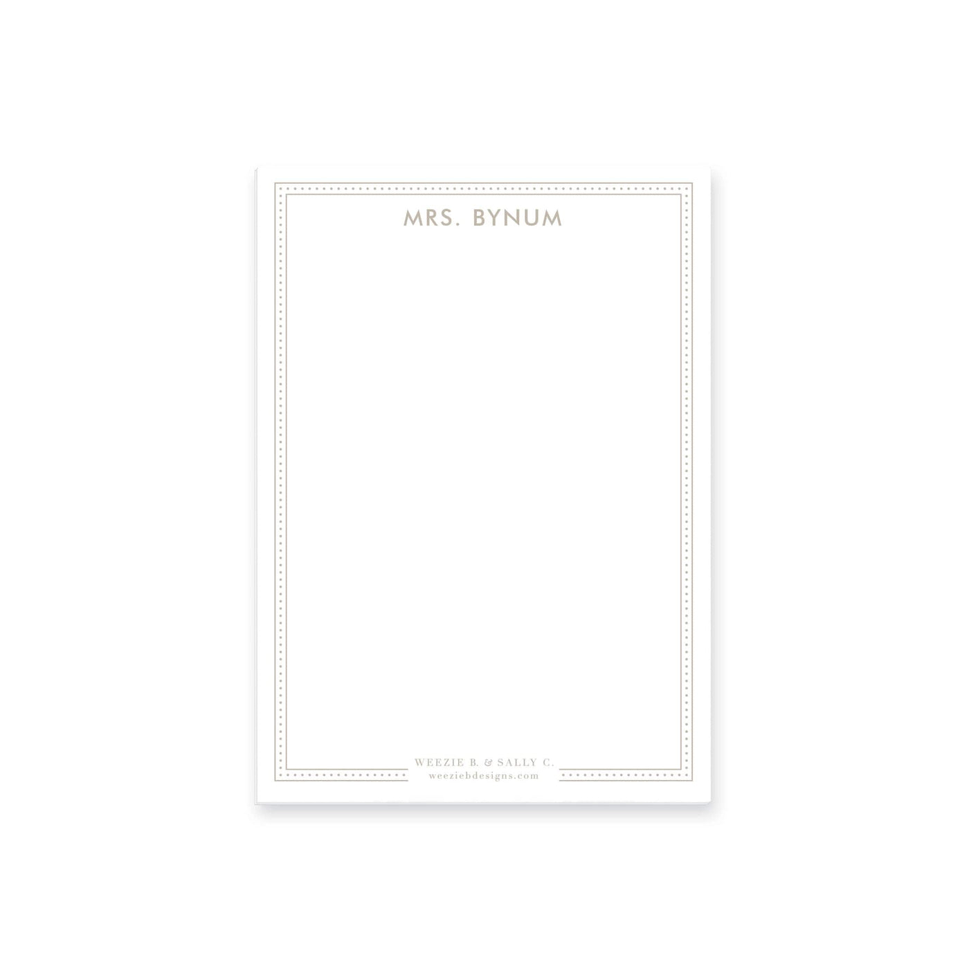 Dot Line Notepad