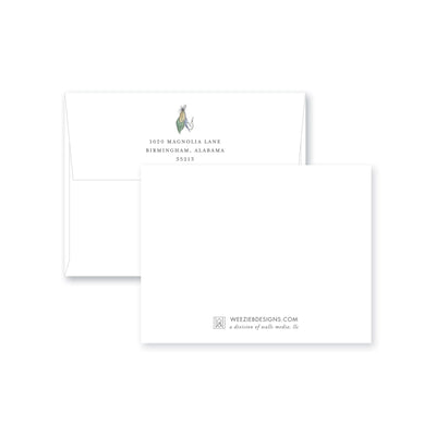 Weezie B. Designs | Fishing Fly Flat Note Card