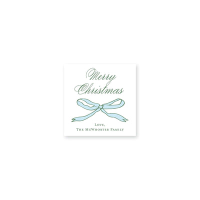 Whimsy Bow Christmas Stickers