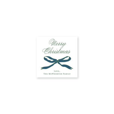 Whimsy Bow Christmas Stickers