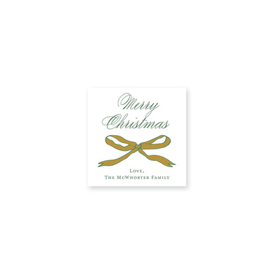 Whimsy Bow Christmas Stickers