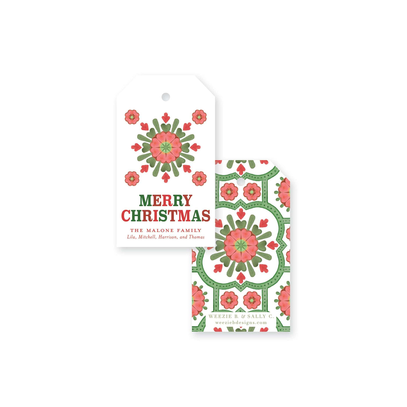 Florella Christmas Gift Tag