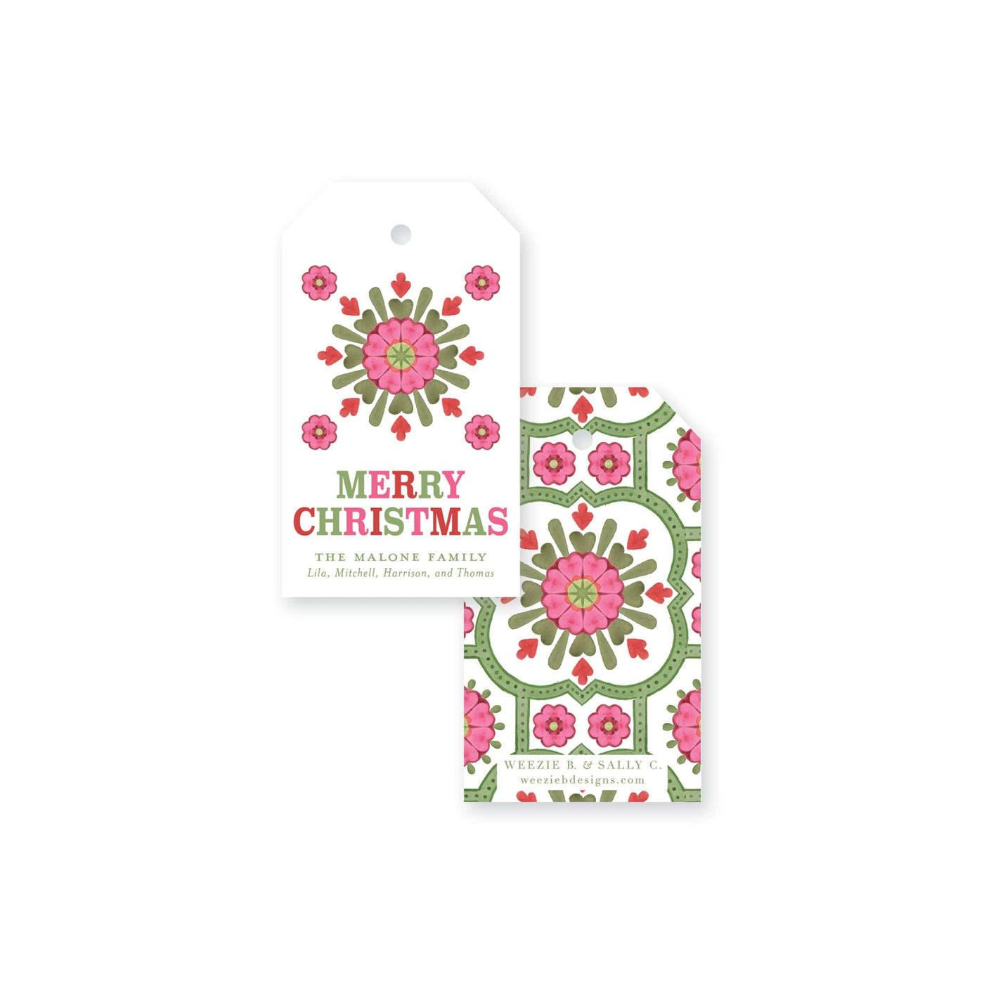 Florella Christmas Gift Tag