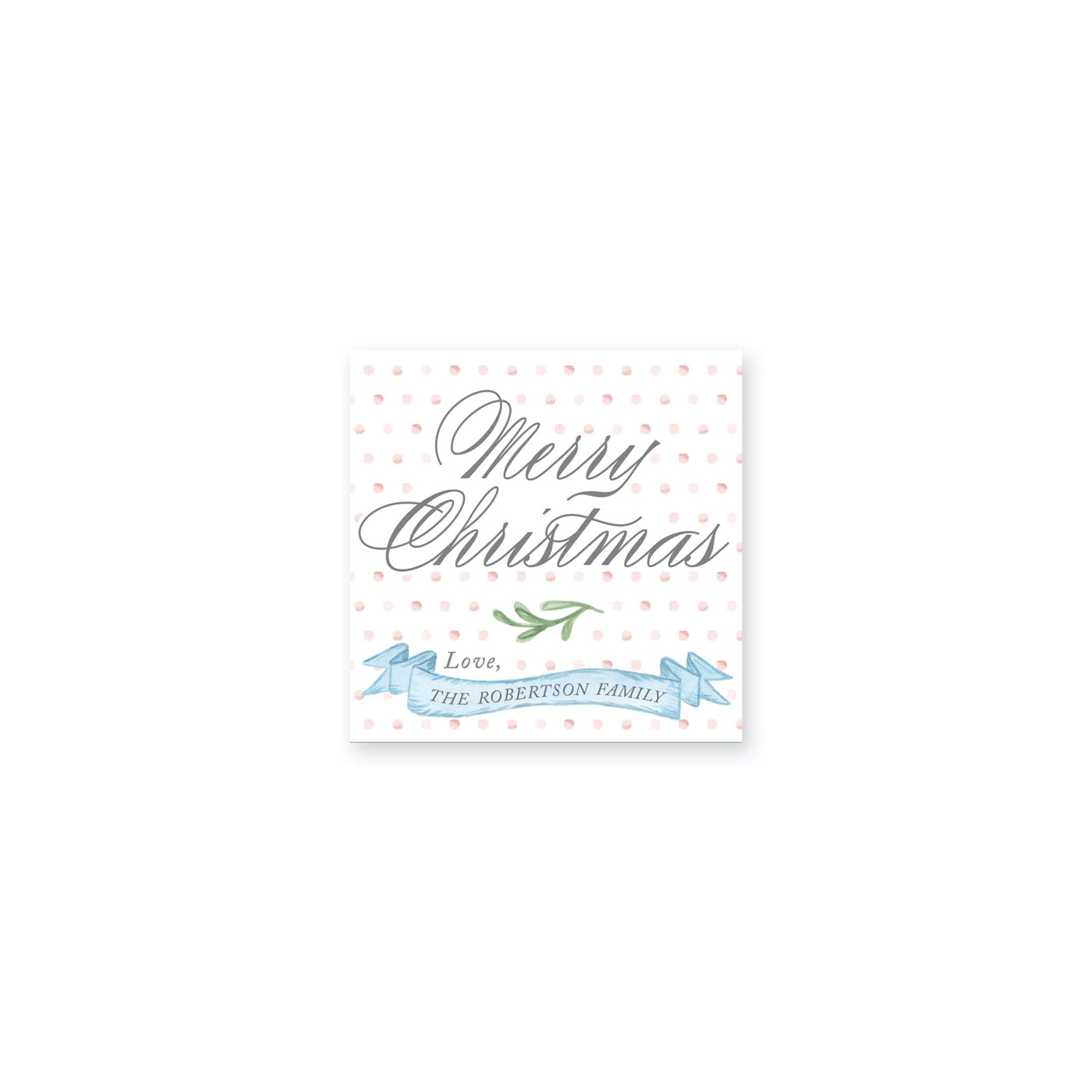 Fraser Ribbon Christmas Stickers
