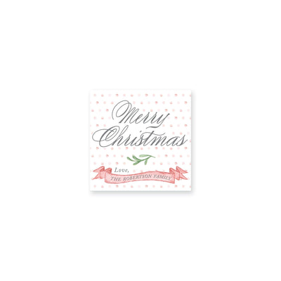 Fraser Ribbon Christmas Stickers