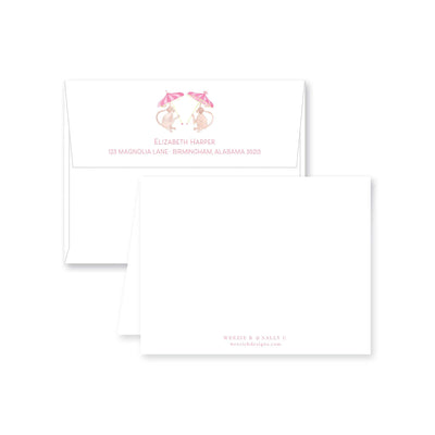 Funky Monkey Folded Note Card