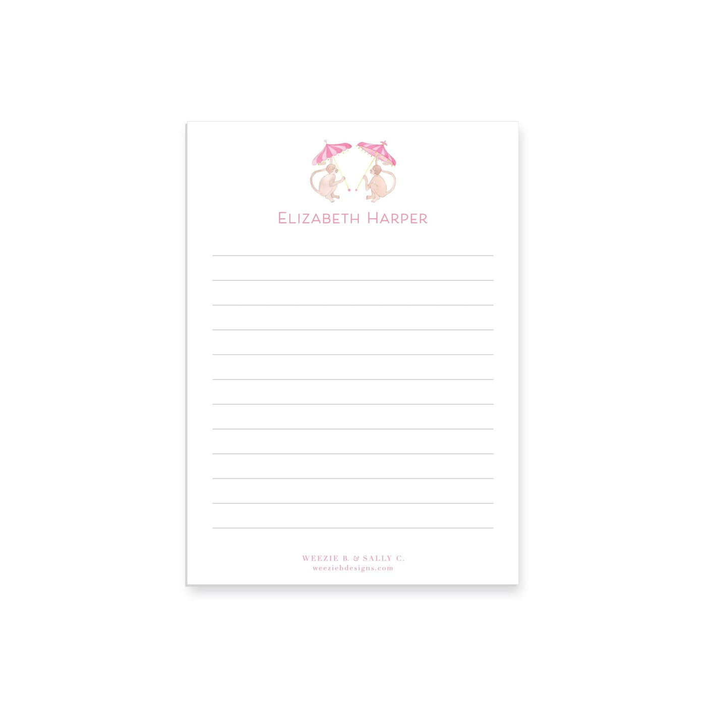 Funky Monkey Notepad