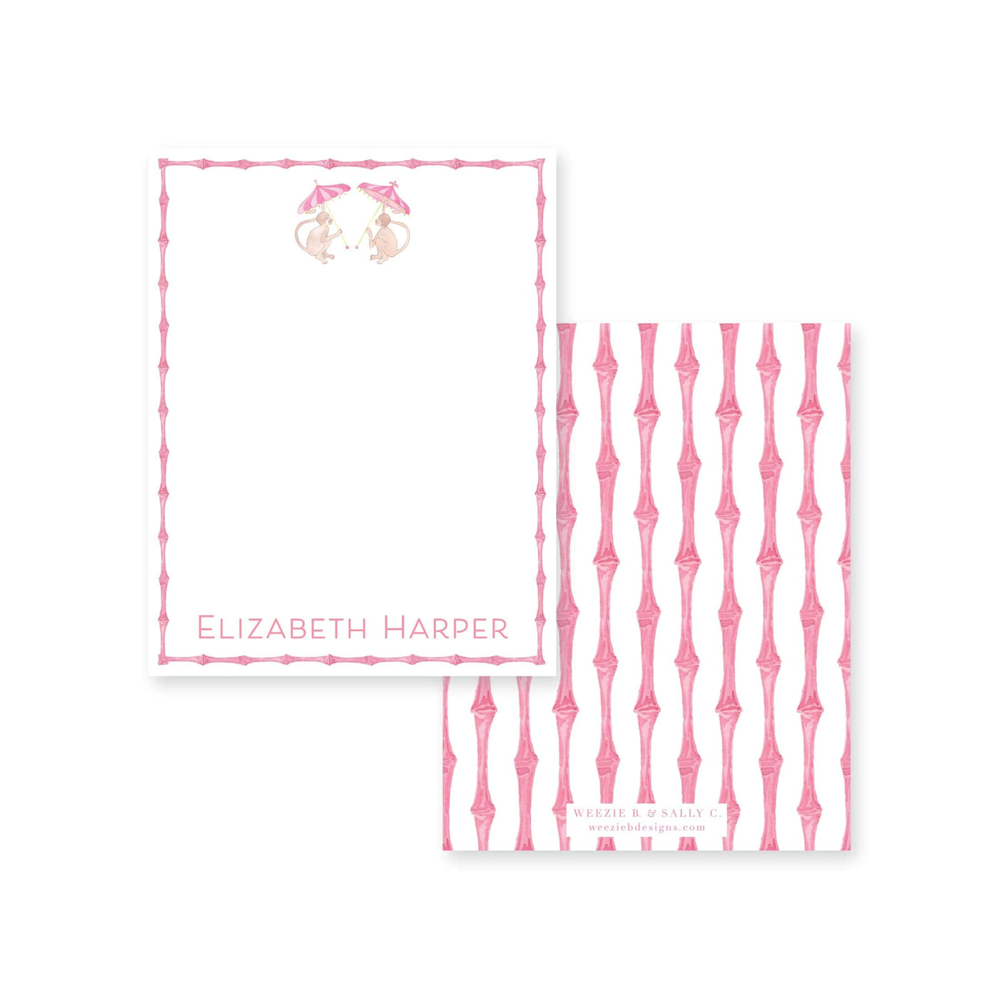 Funky Monkey Flat Note Card