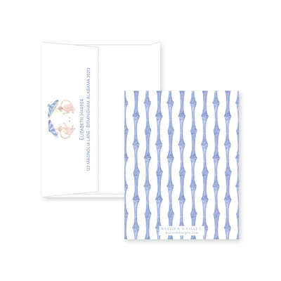 Funky Monkey Flat Note Card