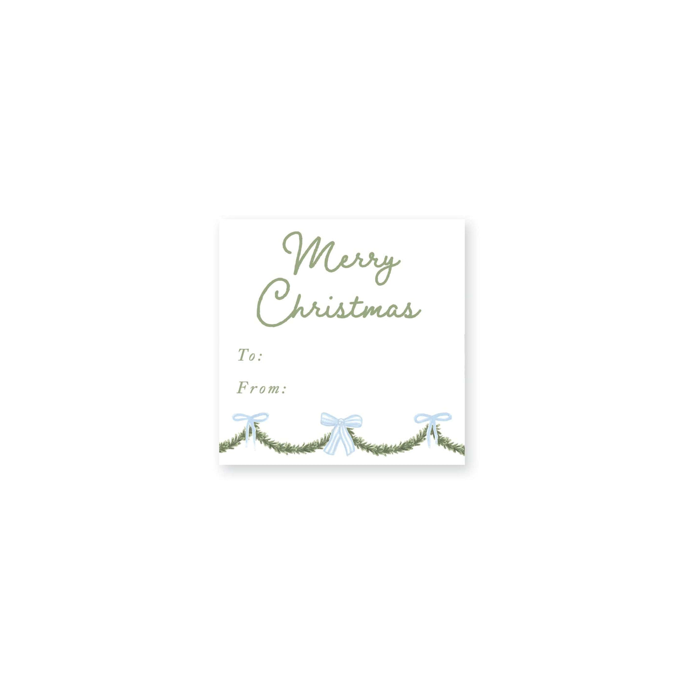Holiday Garland Christmas Stickers