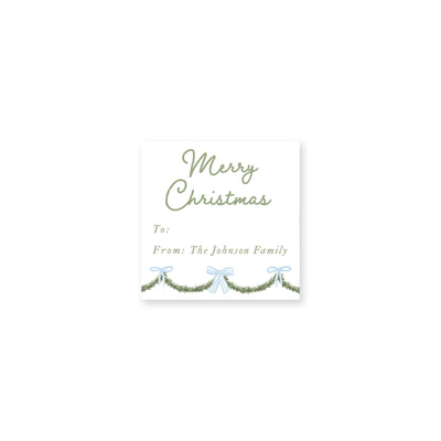 Holiday Garland Christmas Stickers