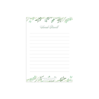 Greenery Notepad