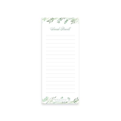 Greenery Notepad