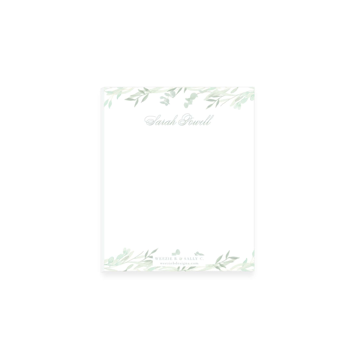 Greenery Notepad