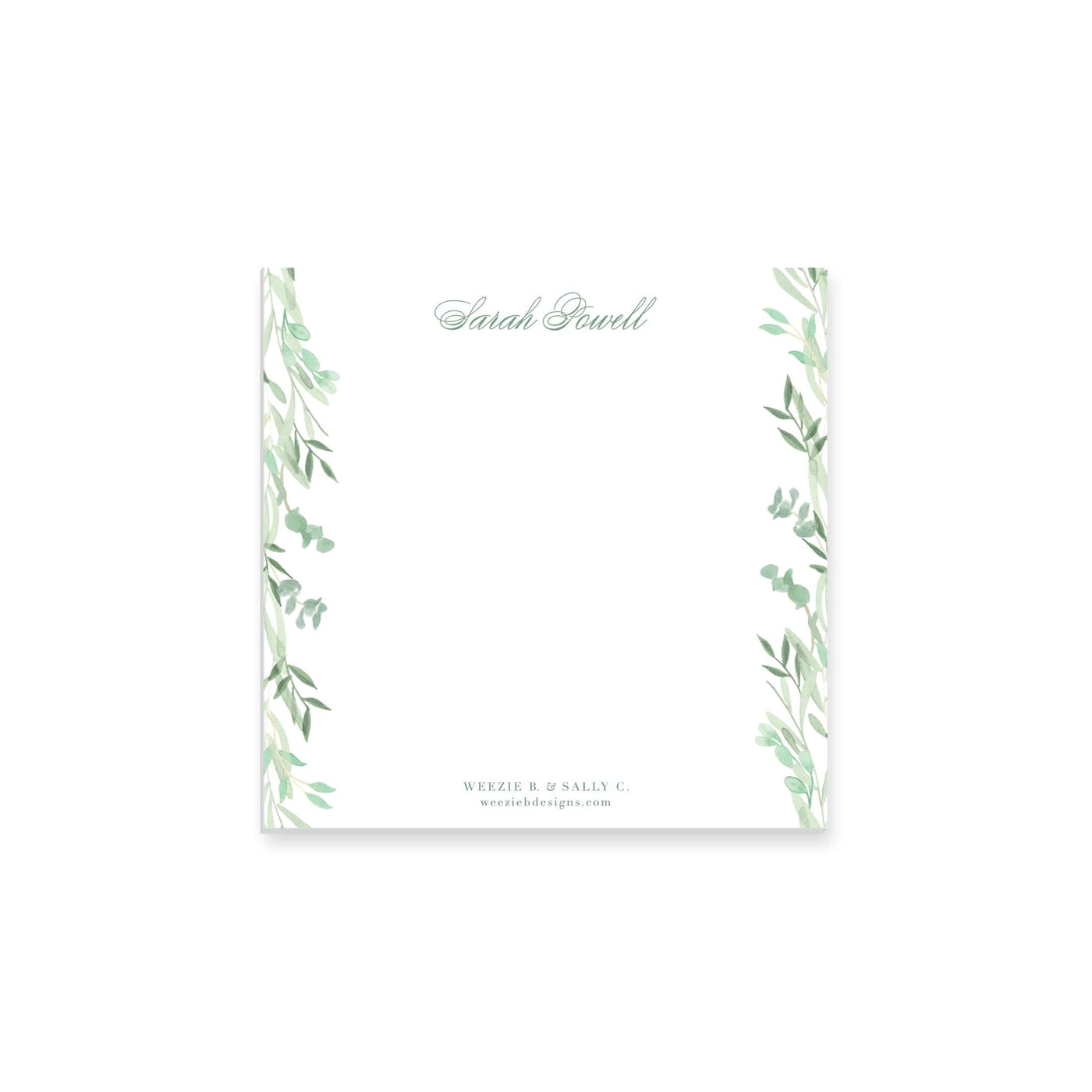 Greenery Notepad