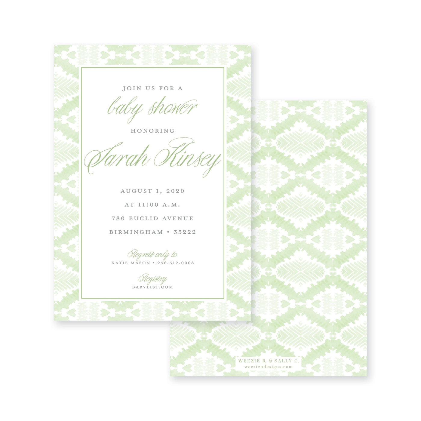 Ikat Baby Shower