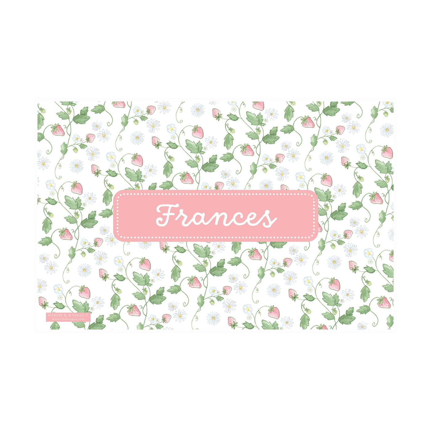 Letter Tracing Placemat