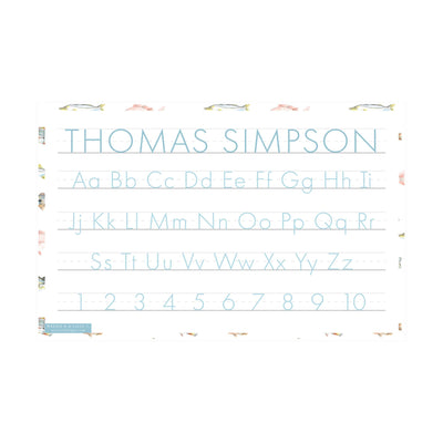 Letter Tracing Placemat