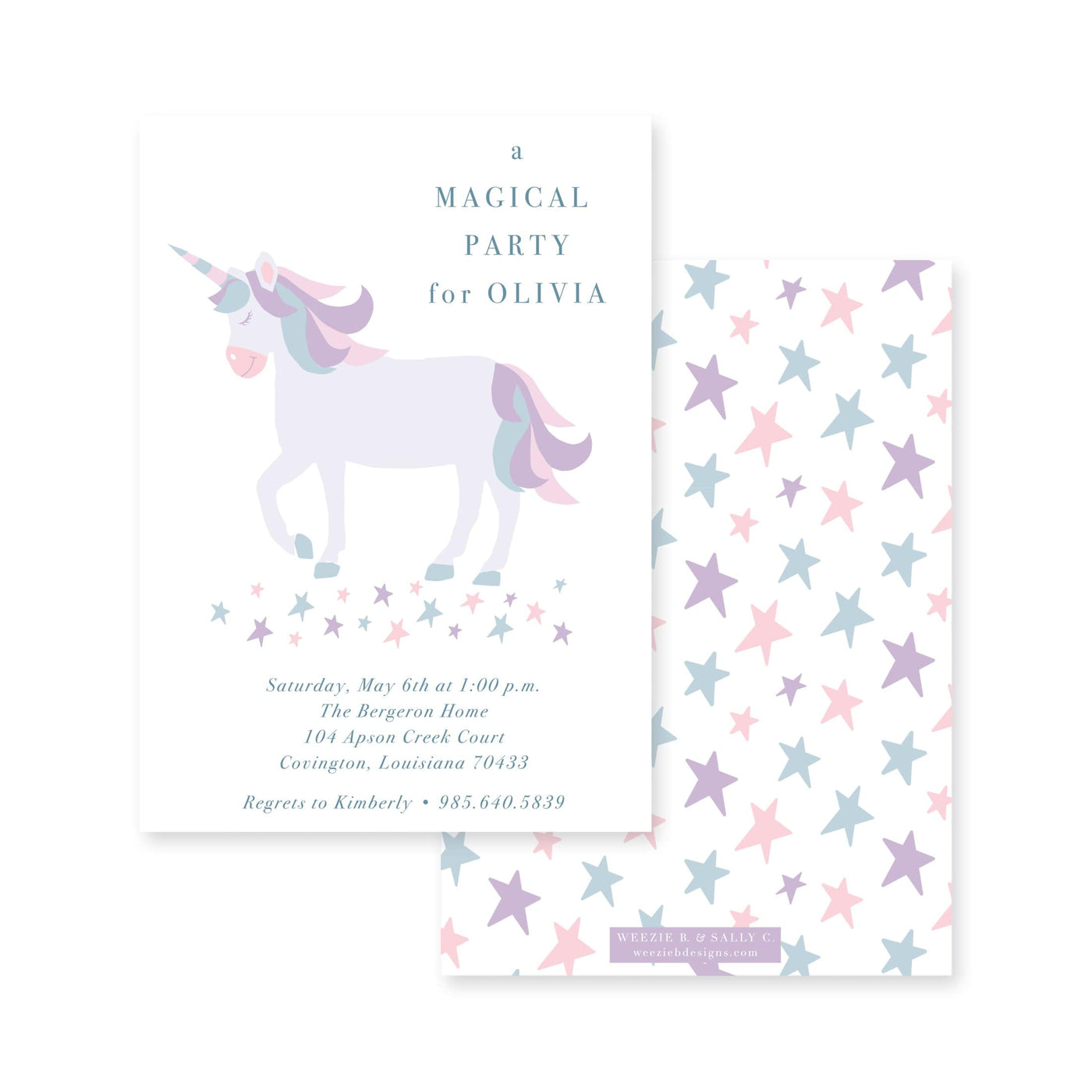 Light Unicorn Birthday