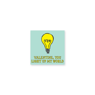 Light Up My World Valentine