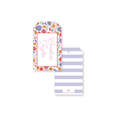 Wild Flowers Angled Gift Tag