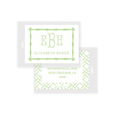 Bamboo Pattern Bag Tag